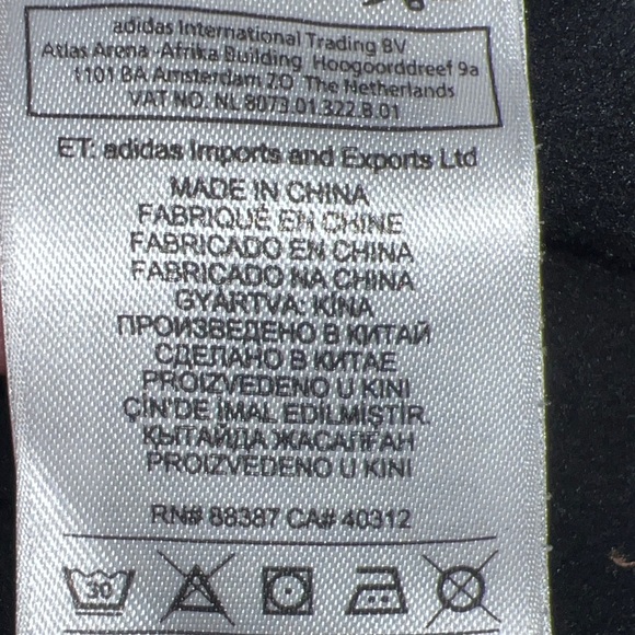 adidas Women's Black/White Full Zip Hooded Lightweight Windbreaker Jacket SZ XL - Picture 6 of 11